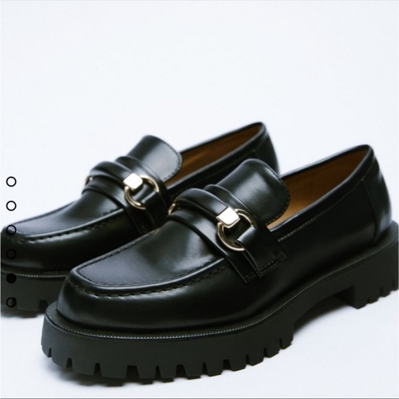 Zara Shoes - Zara lug sole loafers